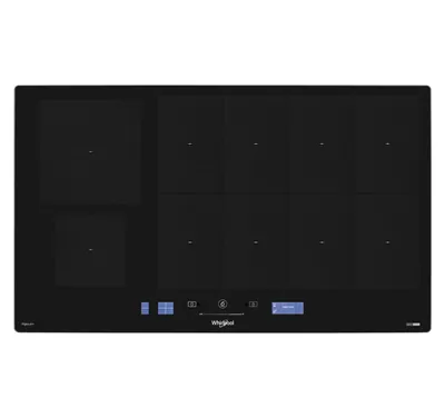 Produktbild von Whirlpool SMP 9010 C/NE/IXL, Schwarz, Integriert, 86 cm, Zonen-Induktionskochfeld, Glaskeramik, 10 Zone(n)