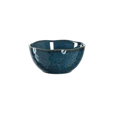 Produktbild von Leonardo Matera Keramik-Schalen, 6er Set, spülmaschinengeeignete Dessert-Schälchen, Müslischalen, Snack-Schüsseln, blau, Ø 12 cm, 380 ml, 018582