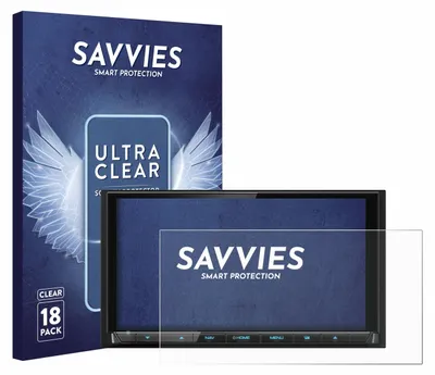 Produktbild von 18x Für Kenwood DNX9190DABS Schutzfolie Savvies Displayschutz Display Schutz Folie Klar Transparent