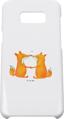 Produktbild von Mr. & Mrs. Panda Samsung Galaxy S8 plus Handyhülle  Füchse Liebe - Weiß - Geschenk, Cover, Ehe, Handy Case, Ehefrau, Freundin, Fuchs, Hülle