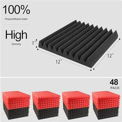 Productafbeelding van Famanu geluidsabsorberende panelen - Set van 48 stuks