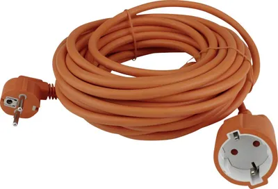Produktbild von Unitec Verlängerungskabel Innen 10 Meter H05VV-F3G1,5, orange