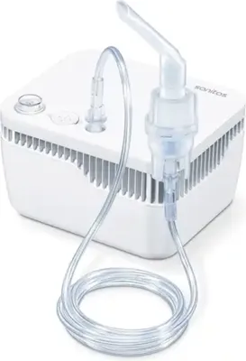 Produktbild von Inhalator Nebuliser sanitas SIH 50 inkl. Mund- & Nasenstück + Ersatz-Luftfilter