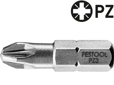 Produktbild von Festool Bit Pozidriv PZ 3 25mm 10 Stück Akkuschrauber 490483