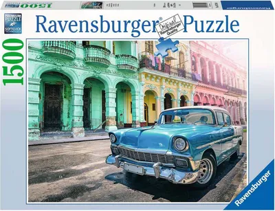 Image de Ravensburger Puzzle 1500T. Voitures de Cuba