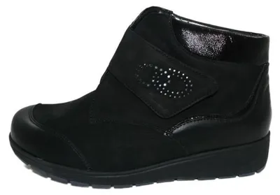 Produktbild von Waldläufer Mimi Damenstiefel Klett schwarz Weite M 812815304001 (6,0/schwarz)