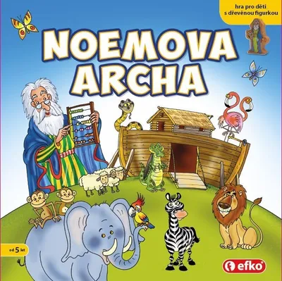 Produktbild von Brettspiel Noahs Arche – Tierpaare sammeln nach Farben zum Schiff bringen