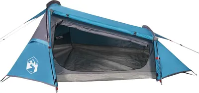Produktbild von vidaXL Tunnelzelt 2 Personen Blau Wasserdicht