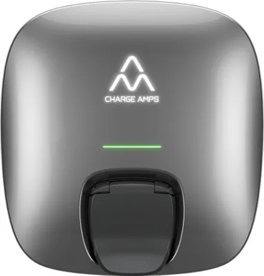 Zdjęcie produktu dla Charge Amps Luna, Srebrny, Ściana, 1.6J, Typ 2, Bluetooth / OCCP 1.6J, IK10
