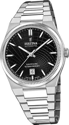 Produktbild von Festina Herrenuhr Swiss Made Armbanduhr Edelstahl silber D2UF20083/4