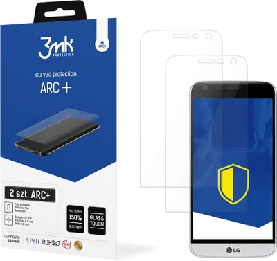 Produktbild von 3mk Display Schutzfolie ARC+ für LG G7 ThinQ  0,17mm Self-Heal (2 Stück)