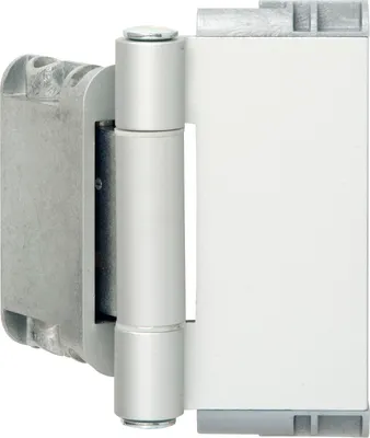 Produktbild von SFS Haustürband Easy 3D Stiftsicherung, Aluminium verchromt matt eloxiert