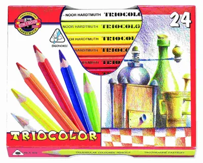 Produktbild von Buntstifte Triocolor Jumbo / Schulfarbstifte 24er Pack