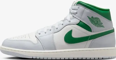 Produktbild von Nike Air Jordan 1 Mid "Pine Green Pure Platinum" Grün/Grau, Größe: 48,5