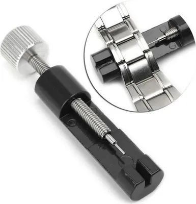 Produktbild von Jumada's – Uhrenarmbandverkürzer – Verbindungsstift-Entferner – Uhrmacherwerkzeuge – Schwarz