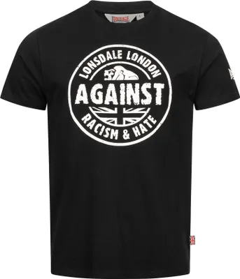 Immagine prodotto di Maglietta uomo regular fit AGAINST RACISM Nero 4XL Lonsdale