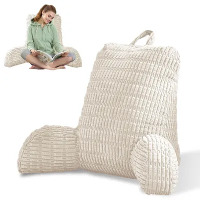 Obrázek produktu pro Omgoods – Ergonomická opěrka na čtení s opěrkou zad, vhodná pro postel a pohovku