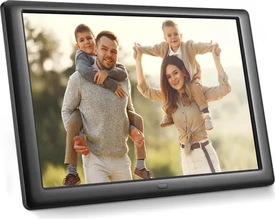 Obrázek produktu pro Digitální fotorámeček, 10" IPS, béžový, foto/hudba/video, kalendář/budík, USB/SD karta, dálkové ovládání