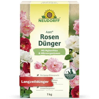 Produktbild von Neudorff - Azet RosenDünger 1 kg mit 100 Tagen Langzeitwirkung