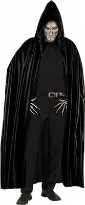 Produktbild von Długa czarna peleryna 140 cm - Peleryna wampira Dracula karnawał