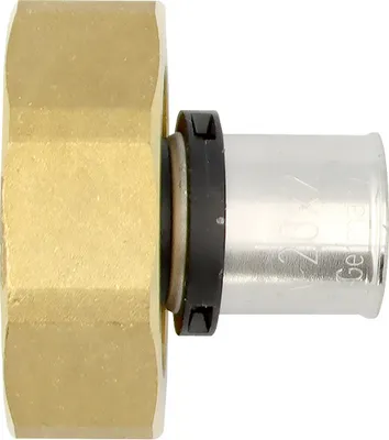 Produktbild von Pressfitting Verschraubung Übergang 20x2 mm 1 1/2 Zoll IG TH Kontur