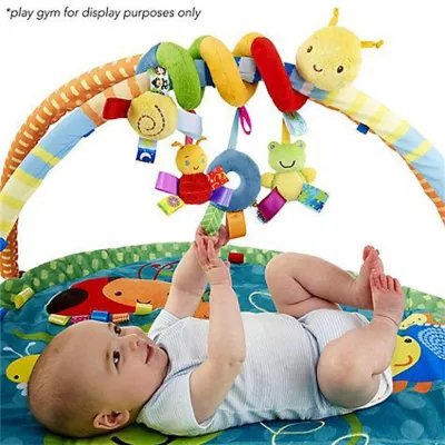 Produktbild von Infant Baby Wurm Krippe Bett Um Rassel Glocke Cartoon Kinderwagen Hängen Gefüllte Wrap Spirale Sicherheit Spielzeug