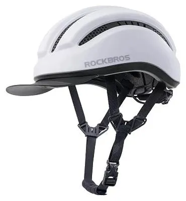 Zdjęcie produktu dla Kask rowerowy miejski męski damski mtb szosowy oddychający daszek