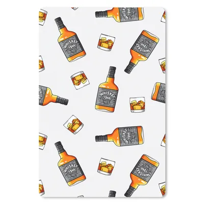 Produktbild von MuchoWow® Mauspad Mousepad Whiskey - Glas - Design 18x27 cm - Mousepads - Maus Mat - Pad - Mausunterlage