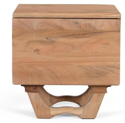 Immagine prodotto di Comodino Ellora in legno di acacia, 52 cm x 50 cm x 40 cm Giner y Colomer
