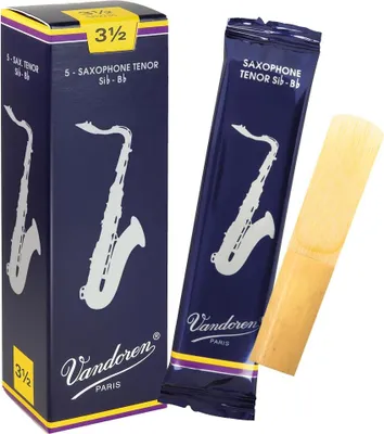 Tenorsaxophon-Rohrblatt Traditional 3.5, 5 Stück, einzeln verpackt