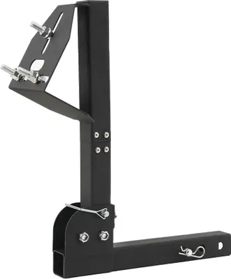 Image de Support de roue de secours pour remorque - BTJ-WWHTJ-011 - Pour attelage de 5,08 cm - 4/5/6 trous - Acier allié - Charge lourde