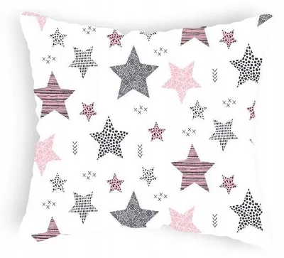 Produktbild von Designpremium Kissenbezug weiß Sterne 70x80 cm