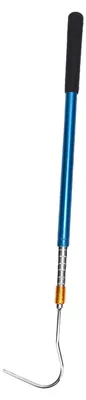 Teleskop-Zugstange 159 cm, U-Haken, Metall, rutschfest