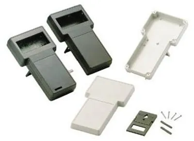 Immagine prodotto di Alloggiamento a T - GRIGIO - 237/95 x 131/95 x 43 mm - CON INTRECCIO PER IL DISPLAY