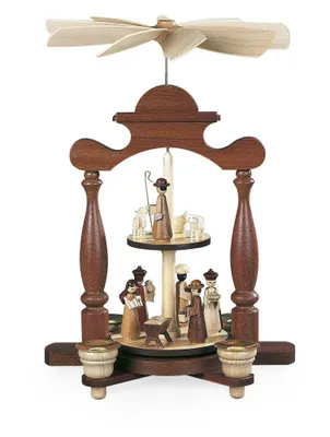 Produktbild von 2-stöckige Pyramide Christi Geburt (32cm) von Müller Kleinkunst