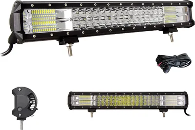 Immagine prodotto di Striscia luminosa a LED, proiettore a 60° + faretto a 30°, impermeabile IP67, 20" con cavo