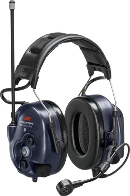 Produktbild von 3M PELTOR LiteCom Plus, Kopfband, Konstruktion, Umgebung mit hohem Geräuschpegel, Schwarz, 27 dB, IP68, Kabellos