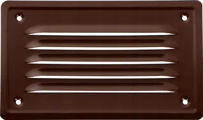 Produktbild von Lüftungsplatte Lüftungsgitter Metallische FEINZ - 14x7 cm - Braunes Design - Robust und langlebig