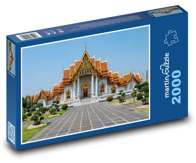 Produktbild von martinpuzzle - Puzzle 2000 Teile - Bangkok – Marmortempel