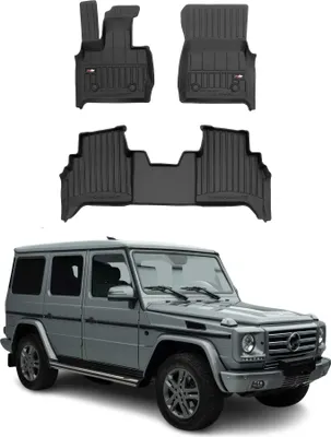 Image de OMAC Tapis de sol noir pour Mercedes class G w460 2018-2025 3 pcs en TPE