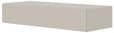 Schwebende Konsole 90 cm taupe, mit Schublade, Push-to-Open