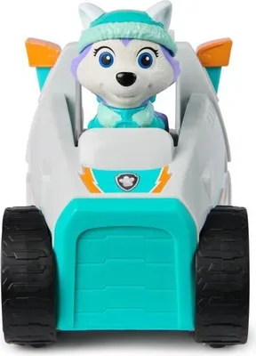 Produktbild von Pat' Patrouille Everest Fahrzeug mit Figur, 15 cm, Abnehmbare Figur, Recyceltes Plastik, 3+ Jahre