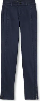 Produktbild von Comma Damen Hose mit geradem Beinverlauf und Reißverschluss am Beinabschluss