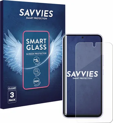 Produktbild von 3x Savvies Schutzglas Folie für Samsung Galaxy A54 5G 9H Panzer Schutzfolie Glas Displayschutz klar transparent