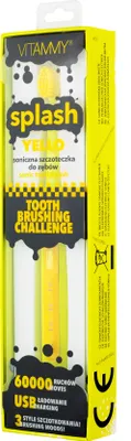 Produktbild von VITAMMY SPLASH, detská sonická zubná kefka, od 8 rokov, žltá /