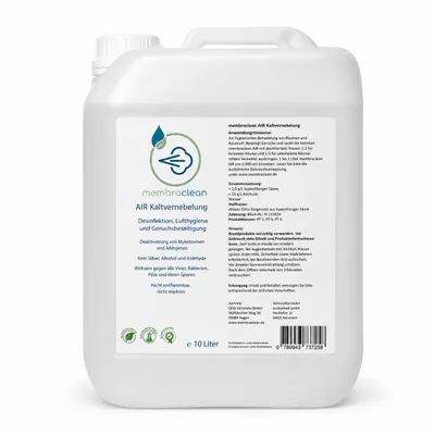 Produktbild für 10 Liter membraclean AIR Kaltvernebelung das modernes Hygienekonzentrat