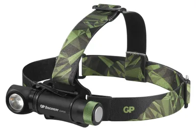 CREE LED nabíjecí čelovka GP Discovery CHR35, 600 lm