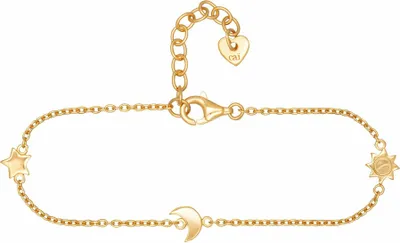 Produktbild von cai Armband 925/- Sterling Silber 17+3cm gelb 274260025-1-18
