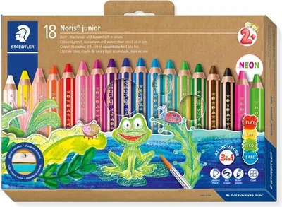Produktbild von STAEDTLER Buntstift Noris jun 18ST