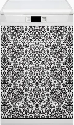 Produktbild von Geschirrspüle Magnet für Spülmaschine Magnetmatte Küche Magnete  Dekorative 45x80 cm  - Blumenmuster